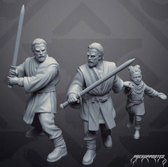 Old Benji the Kiddo Rescuer - Single Miniature - SW Legion Compatible (38 - 40mm tall) Resin 3D Print - Skullforge Studios - Gootzy Gaming