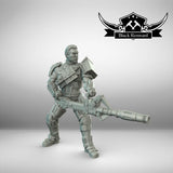 Old Clone Trooper Leader - SW Legion Compatible Miniature (38-40mm tall) High Quality 8k Resin 3D Print - Black Remnant - Gootzy Gaming