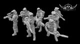 Old Elite Trooper Squad - 7 Miniature Bundle - SW Legion Compatible (38-40mm tall) Multi-Piece Resin 3D Print - Black Remnant - Gootzy Gaming