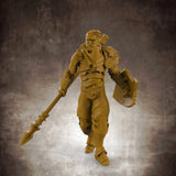 Older Human Fighter With Spear and Shield - Roleplaying Mini for D&D or Pathfinder - 32mm Scale High Quality 8k Resin 3D Print - Lion Tower Miniatures - Gootzy Gaming