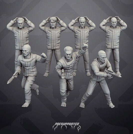 One Way Out Prisoners - SW Legion Compatible Miniature (38 - 40mm tall) High Quality 8k Resin 3D Print - Skullforge Studios - Gootzy Gaming