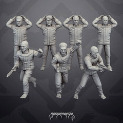One Way Out Prisoners - SW Legion Compatible Miniature (38 - 40mm tall) High Quality 8k Resin 3D Print - Skullforge Studios - Gootzy Gaming
