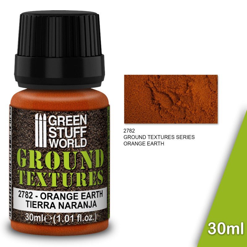 Orange Earth - Ground Texture Paste - Green Stuff World - 30 mL bottle - Gootzy Gaming