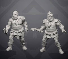 Orcish Pig Body Guards - 2 Miniature Bundle - SW Legion Compatible (38 - 40mm tall) Resin 3D Print - Skullforge Studios - Gootzy Gaming