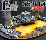 Ork Skulls - Unpainted Cast Resin Decoration Kit - Green Stuff World - Gootzy Gaming