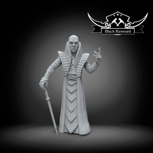 Outer Territories Alien Leader - Single Miniature - SW Legion Compatible (38-40mm tall) Resin 3D Print - Black Remnant - Gootzy Gaming