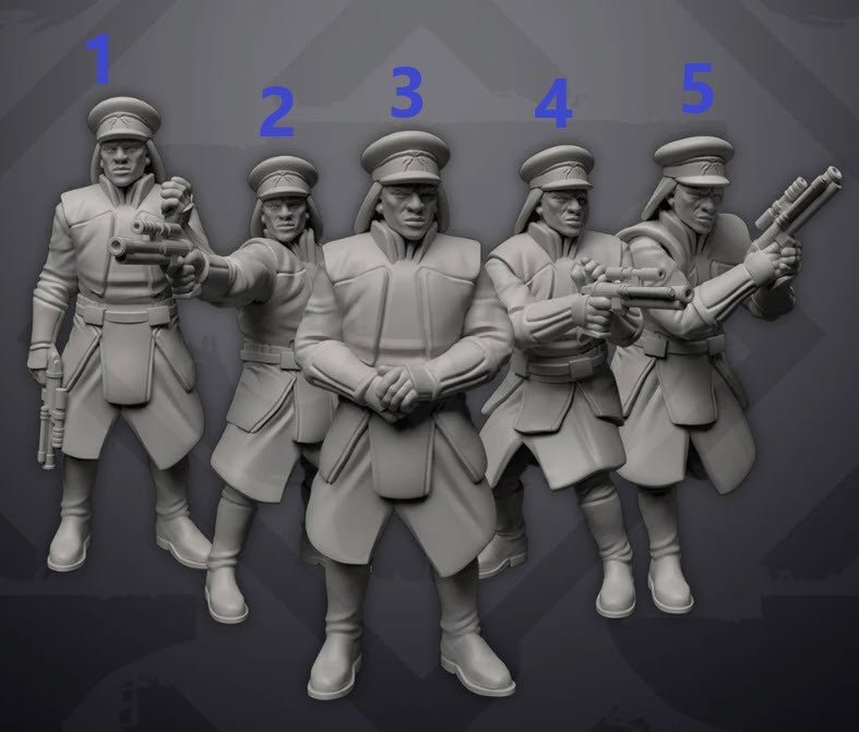 Palace Security Captain - SW Legion Compatible (38 - 40mm tall) Resin 3D Print - Skullforge Studios - Gootzy Gaming