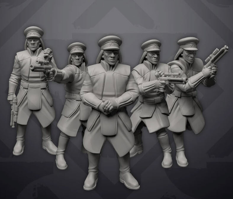Palace Security Captain - SW Legion Compatible (38 - 40mm tall) Resin 3D Print - Skullforge Studios - Gootzy Gaming
