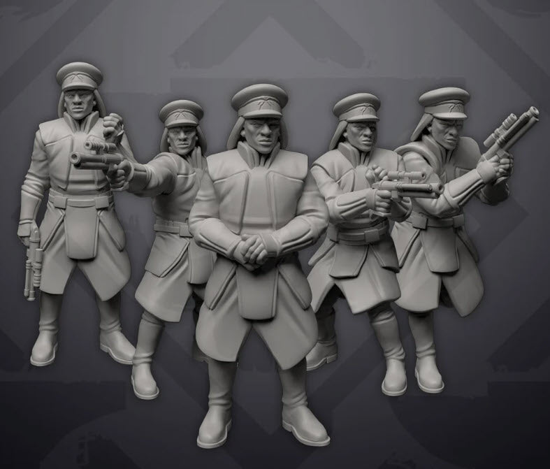 Palace Security Captain - SW Legion Compatible (38-40mm tall) Resin 3D Print - Skullforge Studios - Gootzy Gaming