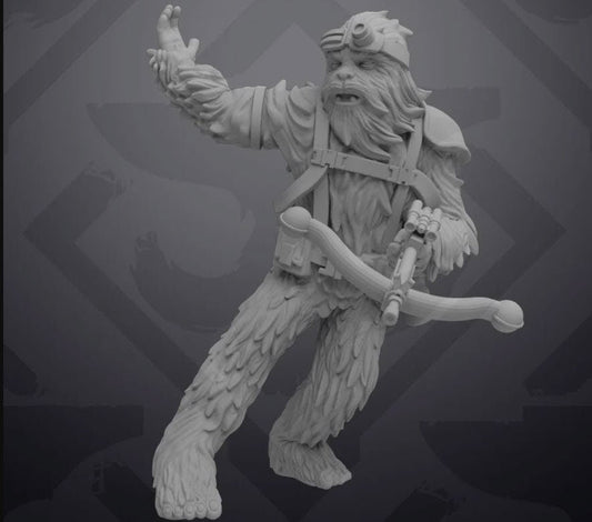 Party Bus Furball Rider Miniature - SW Legion Compatible (38-40mm tall) Resin 3D Print - Skullforge Studios - Gootzy Gaming