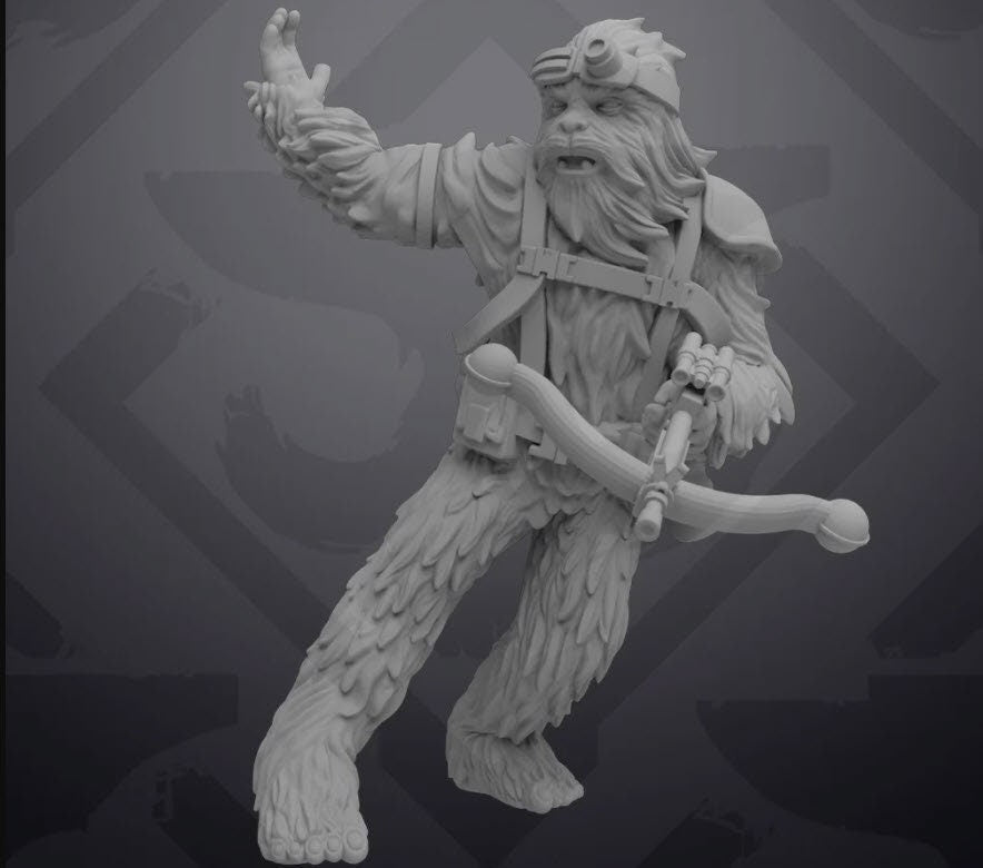 Party Bus Furball Rider Miniature - SW Legion Compatible (38 - 40mm tall) Resin 3D Print - Skullforge Studios - Gootzy Gaming