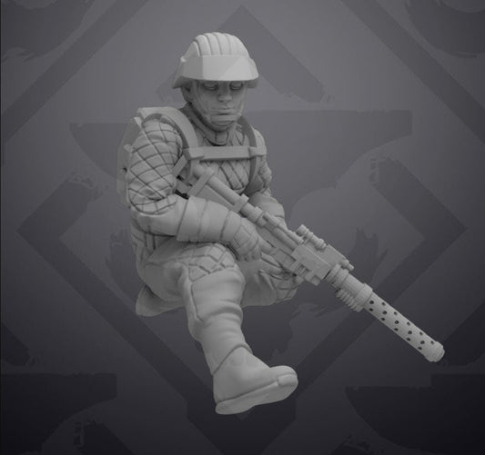 Party Bus Human Insurgent Miniature - SW Legion Compatible (38 - 40mm tall) Resin 3D Print - Skullforge Studios - Gootzy Gaming