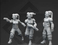 Phantom Leader Alien Pilot Miniature - SW Legion Compatible (38 - 40mm tall) Resin 3D Print - Skullforge Studios - Gootzy Gaming