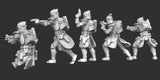 Phase 2 ARC Clone Trooper Squad - 5 Mini Bundle - SW Legion Compatible (38-40mm tall) Multi-Piece Resin 3D Print - Dark Fire Designs - Gootzy Gaming