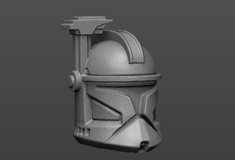 Phase I Officer Clone Trooper Helmets - 5 bits pack - SW Legion Compatible Resin 3D Print - Dark Fire Designs - Gootzy Gaming