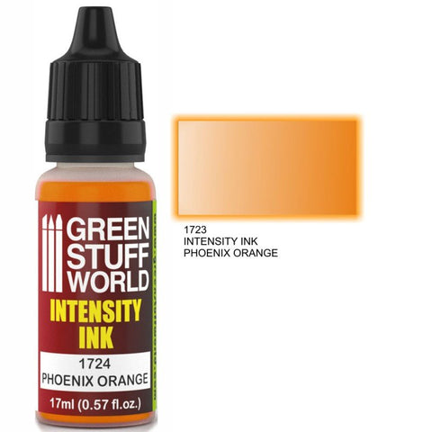Phoenix Orange Intensity Ink - Acrylic Ink - Green Stuff World - 17 mL Dropper Bottle - Gootzy Gaming
