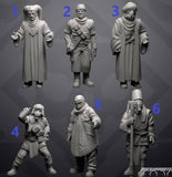 Pilgrim Set 2 - Single Miniature - SW Legion Compatible (38-40mm tall) Resin 3D Print - Skullforge Studios - Gootzy Gaming