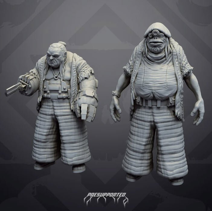 Prison World Fisher Folk - SW Legion Compatible Miniature (38 - 40mm tall) High Quality 8k Resin 3D Print - Skullforge Studios - Gootzy Gaming