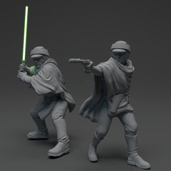 Prodigal Twins Forest Version Bundle - SW Legion Compatible (38 - 40mm tall) Resin 3D Print - Skullforge Studios - Gootzy Gaming