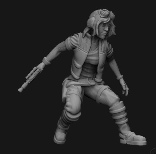 Professor Moxi Miniature - SW Legion Compatible (38 - 40mm tall) Resin 3D Print - Skullforge Studios - Gootzy Gaming