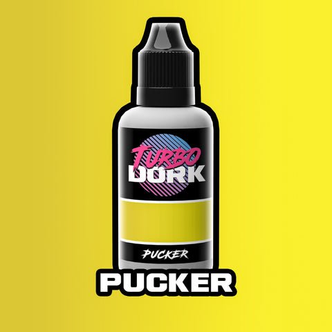 Pucker - Yellow Metallic Paint - TurboDork - 20 mL Dropper Bottle - Gootzy Gaming