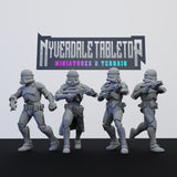 Ranged Purifier Squad - 4 Mini Bundle - SW Legion Compatible (38-40mm tall) Resin 3D Print - Nyverdale Tabletop - Gootzy Gaming