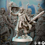 Ranger of the Throne - Single Roleplaying Miniature for D&D or Pathfinder - 32mm Scale Resin 3D Print - RN EStudios - Gootzy Gaming