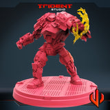 Red Dynamo Large Miniature - MCP/Crisis Protocol Compatible (40mm tall) Resin 3D Print - Trident Studios - Gootzy Gaming