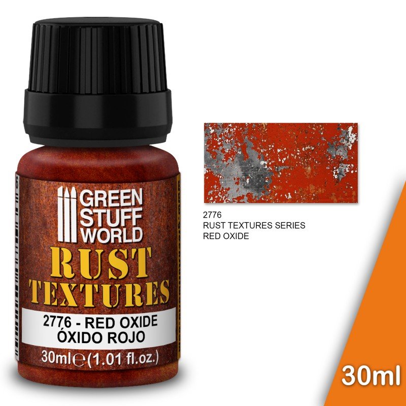 Red Oxide Rust - Rust-Like Texture Paste - Green Stuff World - 30 mL bottle - Gootzy Gaming