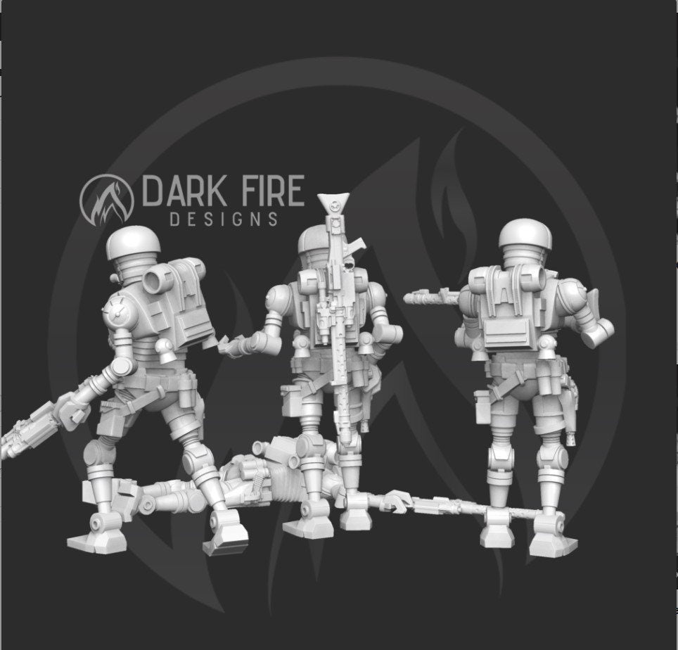 Renegade Medical Droid Miniature - SW Legion Compatible (38-40mm tall) Resin 3D Print - Dark Fire Designs - Gootzy Gaming