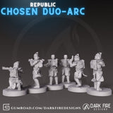 Republic Chosen ARC Eck or Frive - Single Miniature - SW Legion Compatible (38-40mm tall) Resin 3D Print - Dark Fire Designs - Gootzy Gaming