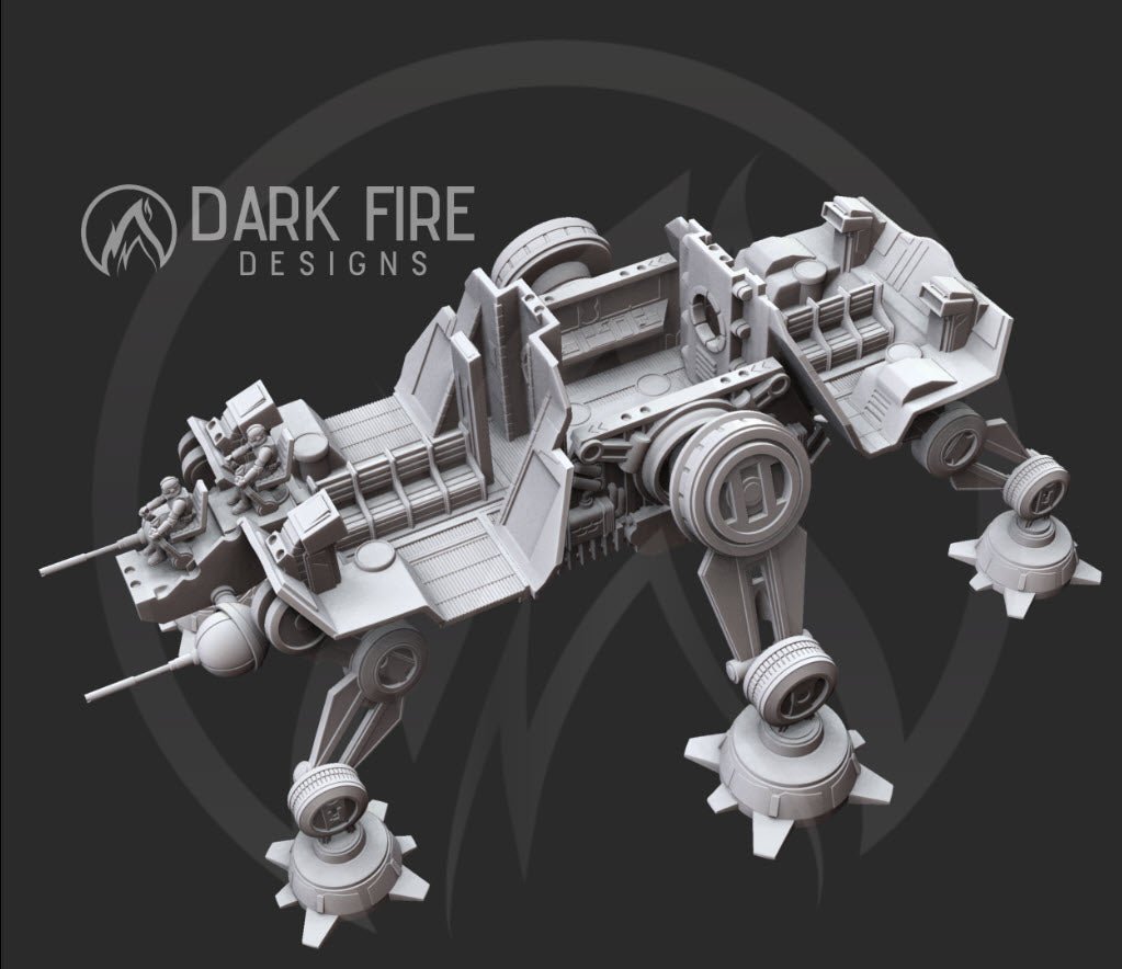 Republic Heavy Walker Vehicle- Large Resin Printed Model Kit - SW Legion Compatible Resin 3D Print - Dark Fire Designs - Gootzy Gaming