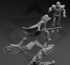 Rescuing Hero Wizard Miniature - SW Legion Compatible (38 - 40mm tall) Resin 3D Print - Skullforge Studios - Gootzy Gaming