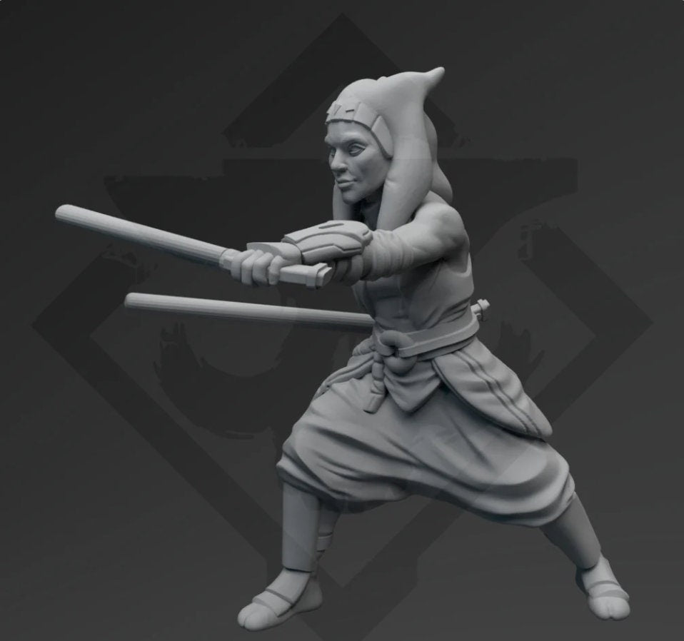 Righteous Sage Miniature - SW Legion Compatible (38-40mm tall) Resin 3D Print - Skullforge Studios - Gootzy Gaming