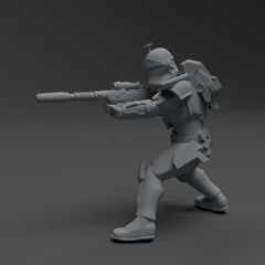 Rough Rider Squad - 4 Mini Bundle - SW Legion Compatible (38 - 40mm tall) Resin 3D Print - Skullforge Studios - Gootzy Gaming