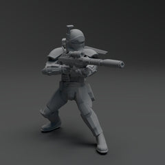 Rough Rider Squad - 4 Mini Bundle - SW Legion Compatible (38 - 40mm tall) Resin 3D Print - Skullforge Studios - Gootzy Gaming