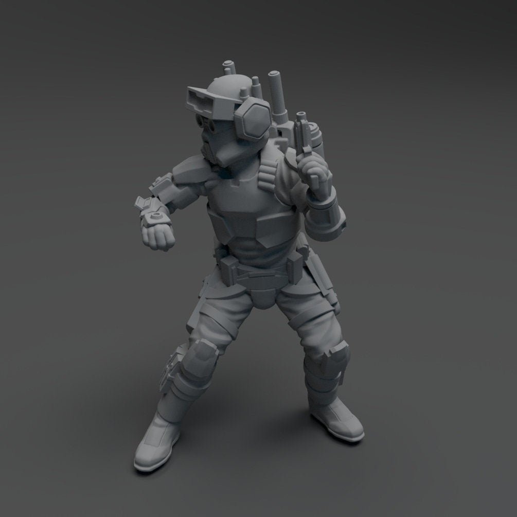Rough Rider Squad - 4 Mini Bundle - SW Legion Compatible (38-40mm tall) Resin 3D Print - Skullforge Studios - Gootzy Gaming