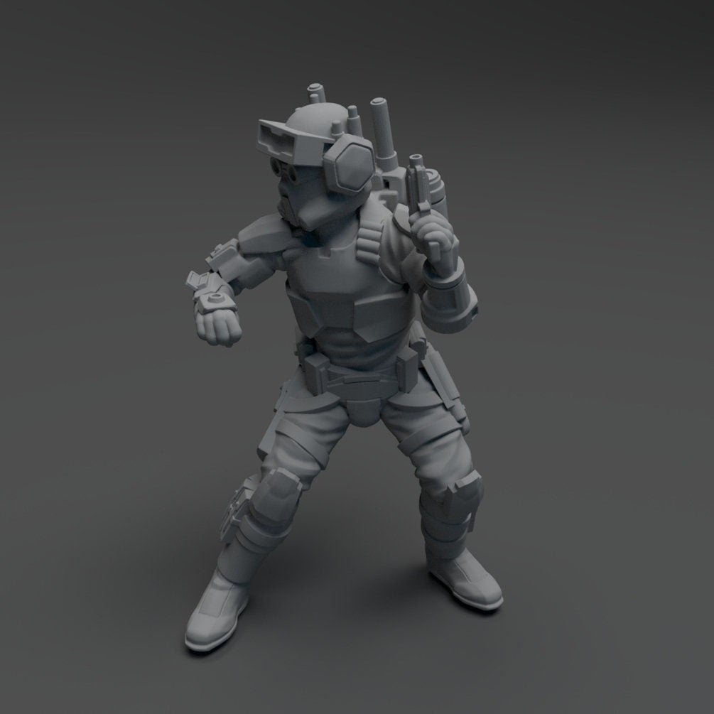 Rough Rider Squad - 4 Mini Bundle - SW Legion Compatible (38 - 40mm tall) Resin 3D Print - Skullforge Studios - Gootzy Gaming
