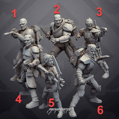 Rough Rider Squad V2 (Season 2 Ver.) - SW Legion Compatible Miniature (38 - 40mm tall) High Quality 8k Resin 3D Print - Skullforge Studios - Gootzy Gaming