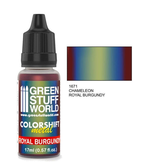 Royal Burgundy - Gold/Blue/Red Colorshift Metallic Paint - Green Stuff World - 17 mL Dropper Bottle - Gootzy Gaming