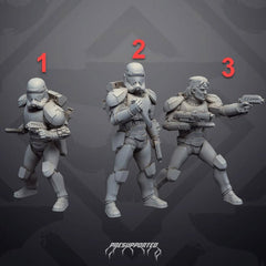 Scouting Rough Rider Clone (S1 Version) - SW Legion Compatible Miniature (38 - 40mm tall) High Quality 8k Resin 3D Print - Skullforge Studios - Gootzy Gaming