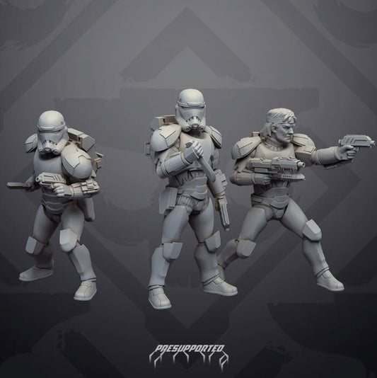 Scouting Rough Rider Clone (S1 Version) - SW Legion Compatible Miniature (38 - 40mm tall) High Quality 8k Resin 3D Print - Skullforge Studios - Gootzy Gaming