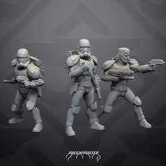 Scouting Rough Rider Clone (S1 Version) - SW Legion Compatible Miniature (38 - 40mm tall) High Quality 8k Resin 3D Print - Skullforge Studios - Gootzy Gaming