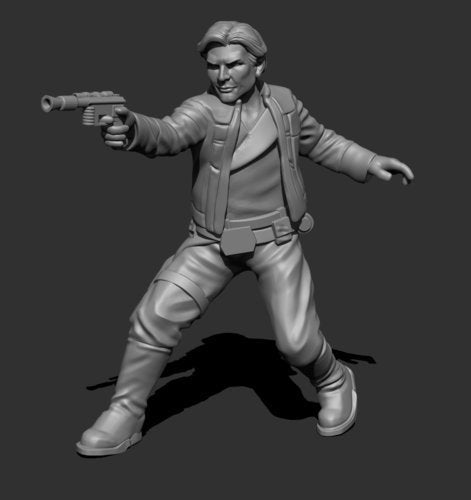 Scruffy Scoundrel Miniature - SW Legion Compatible (38 - 40mm tall) Resin 3D Print - Skullforge Studios - Gootzy Gaming