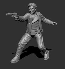 Scruffy Scoundrel Miniature - SW Legion Compatible (38 - 40mm tall) Resin 3D Print - Skullforge Studios - Gootzy Gaming