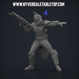 Scuba Clone Trooper - Single Miniature - SW Legion Compatible (38-40mm tall) Resin 3D Print - Nyverdale Tabletop - Gootzy Gaming