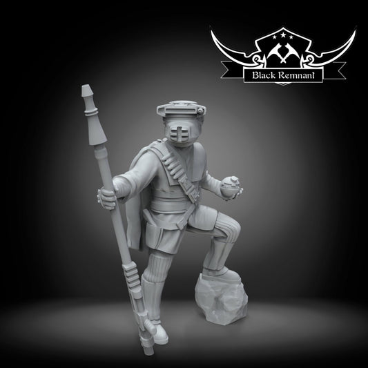 Scum Palace Guard Leader Miniature - SW Legion Compatible (38-40mm tall) Resin 3D Print - Black Remnant - Gootzy Gaming
