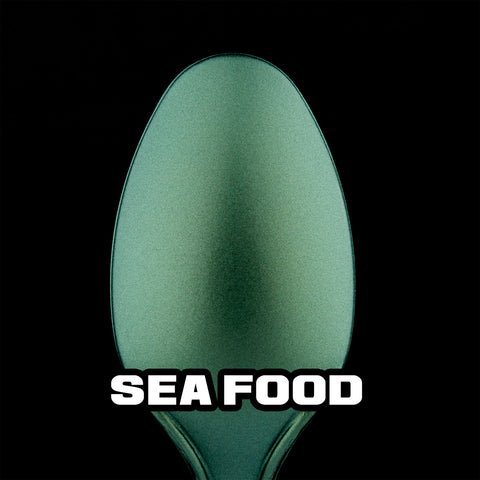 Sea Food - Green Metallic Paint - TurboDork - 20 mL Dropper Bottle (Discontinued Color) - Gootzy Gaming