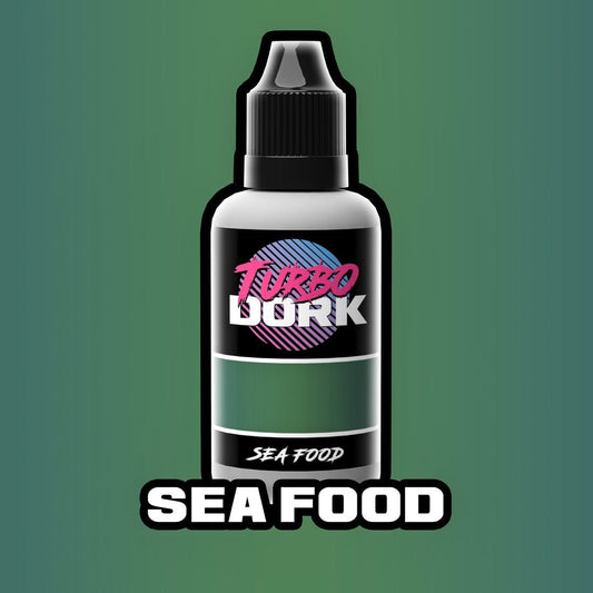 Sea Food - Green Metallic Paint - TurboDork - 20 mL Dropper Bottle (Discontinued Color) - Gootzy Gaming