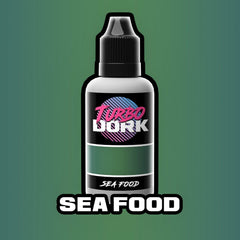Sea Food - Green Metallic Paint - TurboDork - 20 mL Dropper Bottle (Discontinued Color) - Gootzy Gaming
